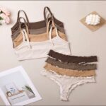 Seamless Bras & Briefs, Sewn Bras & Briefs Jelly Gel Bra & Stitched Panty